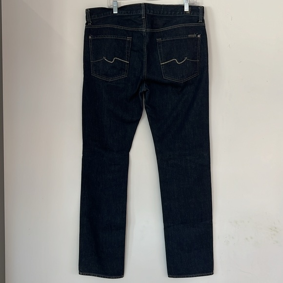 7 For All Mankind Jeans - Mens - Slimmy - Size 34 - JTA511176A/029036 - Picture 5 of 8
